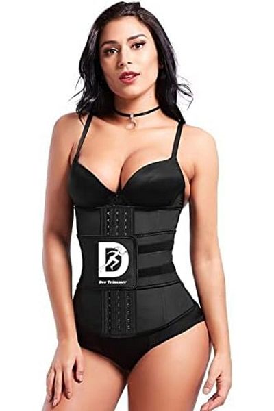 Dee-Trimmer Dee Trimmer Laura Single Strap Waist Trimmer Belt Slim Body Sweat Wrap for Stomach and Back Lumbar S
