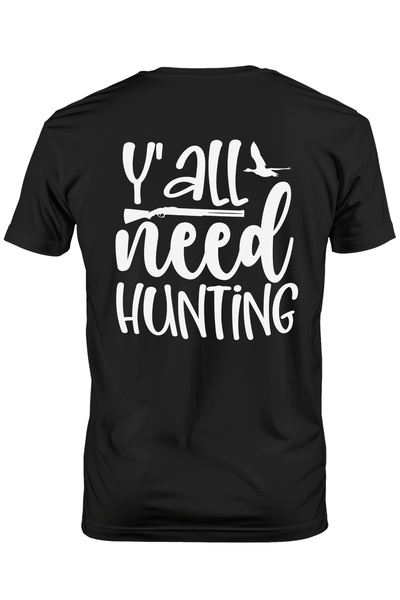 StoryGift Romania Tricou Barbati cu o pusca si o pasare cu mesajul "Y'all nee...