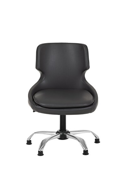 MARKAELZ Krom Metal Ayaklı Ofis Çocuk Odası Çalışma Sandalyesi (ayarlanilabil...