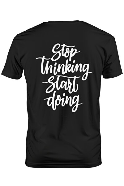 StoryGift Romania Tricou bărbătesc cu un mesaj care te încurajează să începi ...