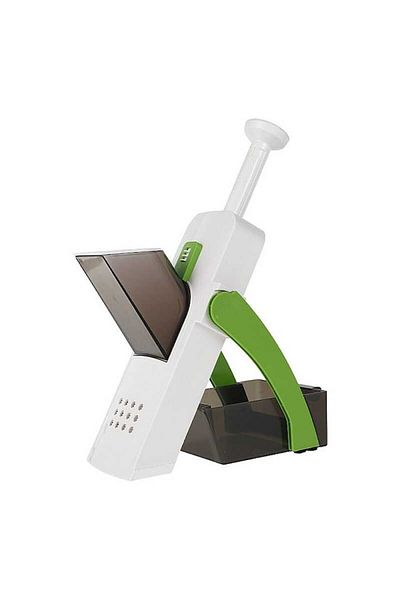 MACVI Macvi® 8-in-1 Multifunctional Grater, for Fruits and Vegetables, 12 Accessories, Durable