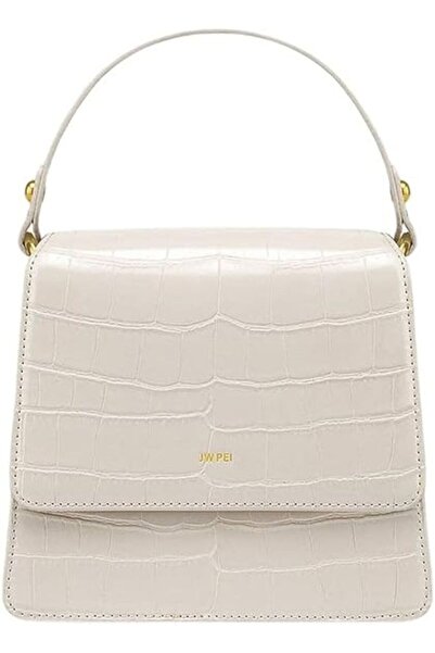 JW PEI Omuz ve El Çantası Vegan Deri, Zarif Tasarım, Çıkarılabilir Askılı Kom...