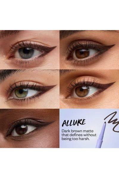 KOSAS Soulgazer Waterproof Gel Eyeliner - Long-Lasting, Allure - Dark Brown Matte 0.35g