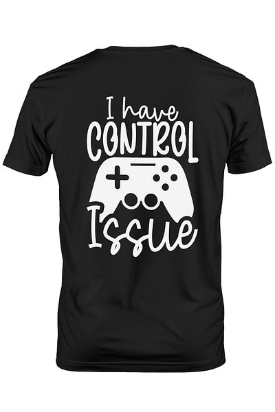 StoryGift Romania Men's T-Shirt With A Controller And The Text "i Have Control Issue" - Am O Problema Cu Contro Stg