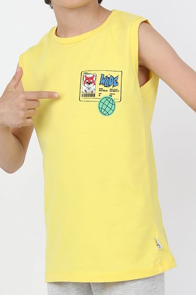 e-çocuk Wilde Zero Sleeve Boy's 2-Piece Set