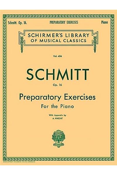 Hal Leonard Corporation Preparatory Exercises For The Piano Op 16 Schirmers Library Of Musical Classics