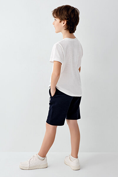 U.S. Polo Assn. قاعدة. Polo Assn Boy White Bermuda Team