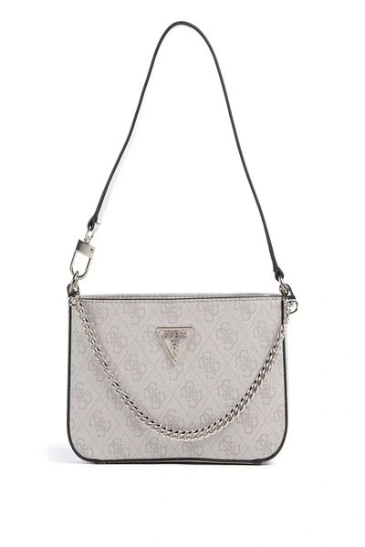 Guess Noelle Mini Ball Zip Shoulder Γυναικεία κρέμα τσάντα ώμου Hwbd7879720-dvl