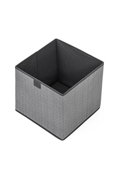 COOYA Foldable Storage Box, Non-woven Material, Portable, For Shelf, Suitable for Storing Clothes, Gray