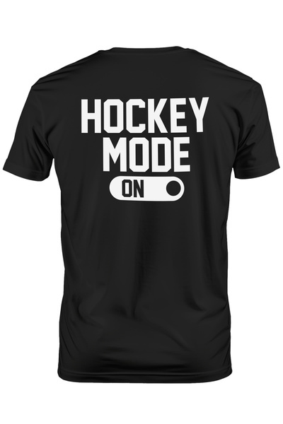 StoryGift Romania Tricou Barbati Cu Textul "hockey Mode On" - Modul Hochei Ac...