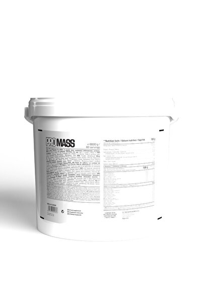 Pro Nutrition Gainer Pentru Creștere În Greutate Și Masă Musculară, Pro Mass, Vanilie, 6000g