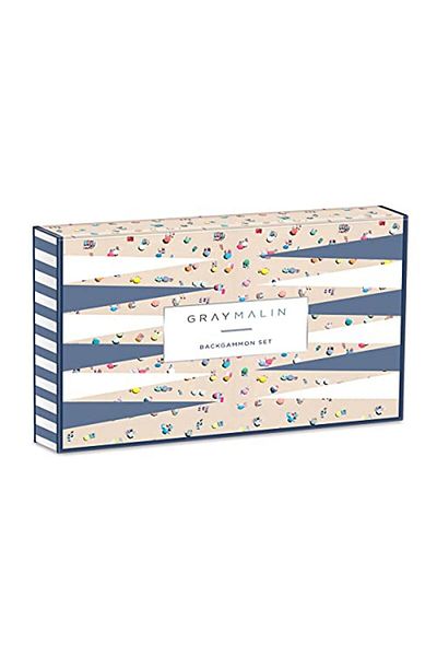 Galison Backgammon Gray Malin