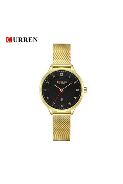 Curren Women’s Watch – Fashion Analog Quartz Watch with 3.0cm Dial & Mesh Strap