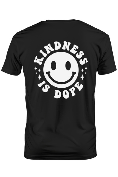 StoryGift Romania Tricou Barbati Cu Un Emoji Zambitor Si Mesajul "kindness Is...