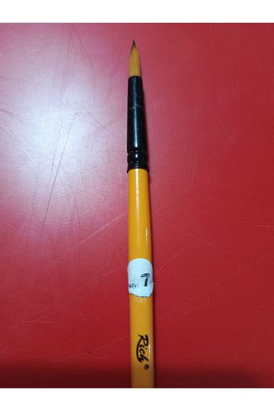 Rich 123 Series Round Tip Multi-Purpose Quality Synthetic Detail Brush No:7