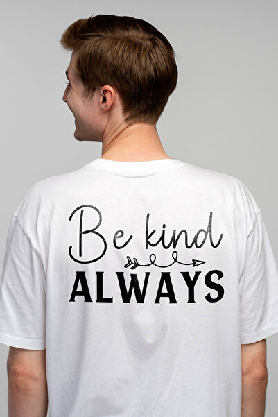 StoryGift Romania Tricou Barbati Cu Textul In Engleza "be Kind. Always" - Fii...