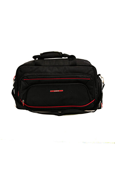 Lamonza Geantă de călătorie Smiley, 49x27x24 cm, neagră