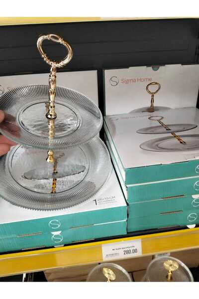 kurt41 Luxury 2 Tier Cake/Cookie Holder/Candy Holder Presentation Stand
