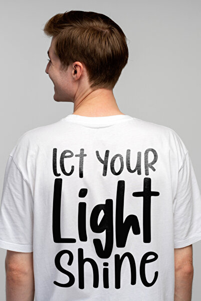 StoryGift Romania Tricou Barbati Cu Textul In Engleza "let Your Light Shine" ...