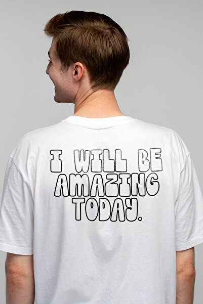 StoryGift Romania Tricou Barbati Cu Mesajul In Engleza "i Will Be Amazing Tod...