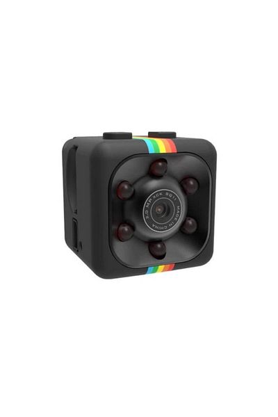 MACVI Macvi® Mini Spy Camera Full HD 1080 with photo-video function, supports SD 32GB, AV output, Black