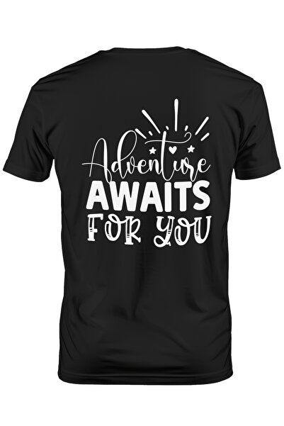 StoryGift Romania Tricou Barbati Cu Mesajul In Limba Engleza "adventure Await...