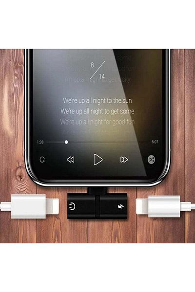 Velixo Adaptor 2 în 1, căști și încărcător, mufă dublă Lightning, compatibilă cu iPhone/iPad, universal