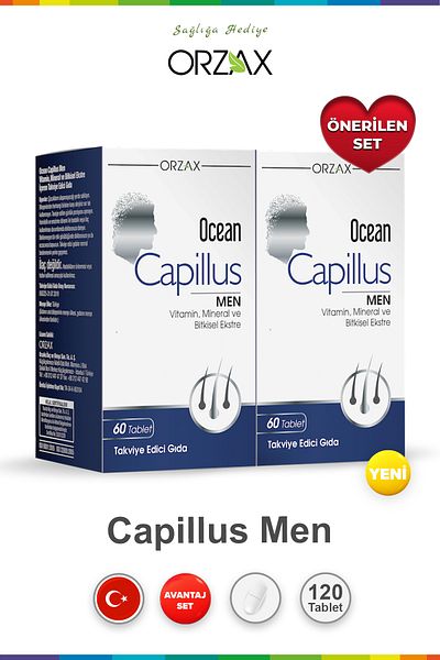 Orzax Ocean Capillus Men 60 Tablets (2 Pcs)