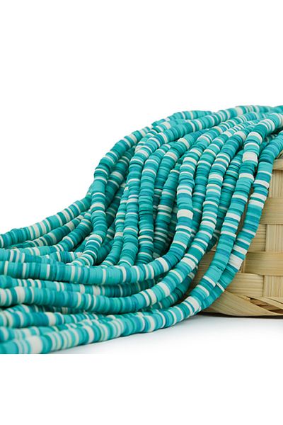 Prestij Boncuk Fimo Bead Sequence 6 mm |   Mixed Color Model-06