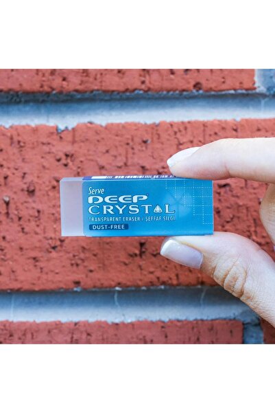 Serve Deep Crystal Transparent Eraser No:30 3 Pieces