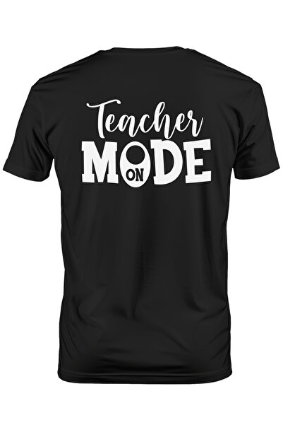 StoryGift Romania Tricou Barbati Cu Textul In Engleza "teacher Mode On" - Mod...