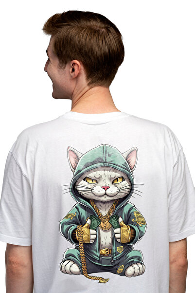 StoryGift Romania Tricou Barbati Cu Pisica, Hanorac, Lant, Aur, Bani, Monede,...