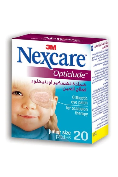Nexcare رقعة عين 1537 OPTICLD 20 قطعة للصغار