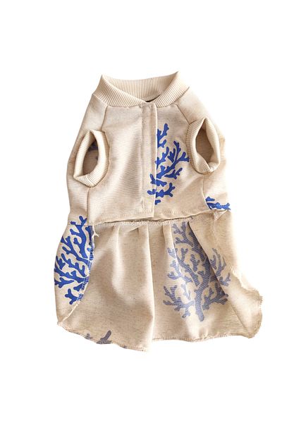 atelyu Cat Dog Suit Summer Ethnic Dress