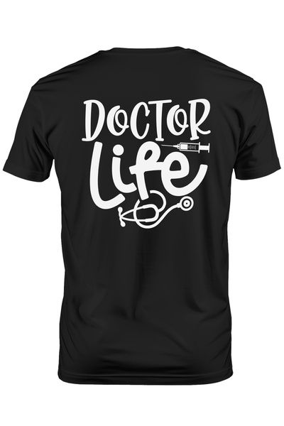 StoryGift Romania Tricou Barbati Cu O Seringa Si Textul In Engleza "doctor Li...