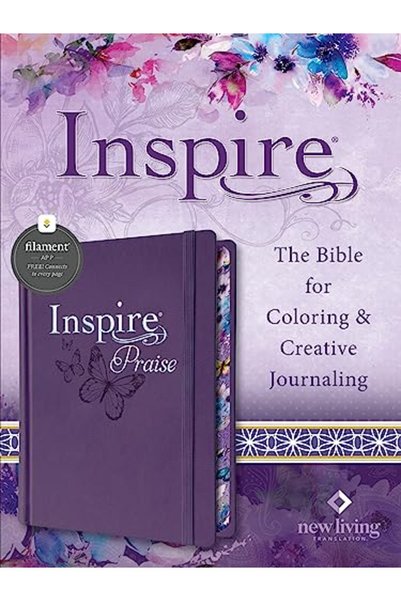Tyndale House NLT Inspire Praise Bible, Filament Edition, Hardcover
