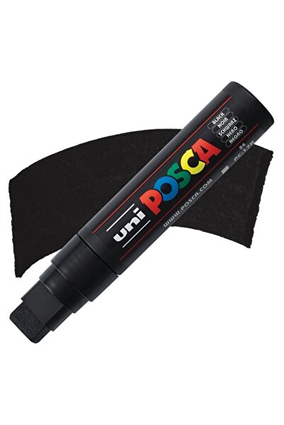 UNİ-BALL Uni-Ball Markör Boyama Kalemi Posca Su Bazlı Poster 15.0 Mm Siyah Pc...