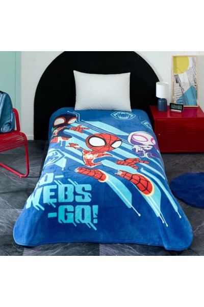 Taç Luxury Blanket Tac 160x220cm, Disney Spidey