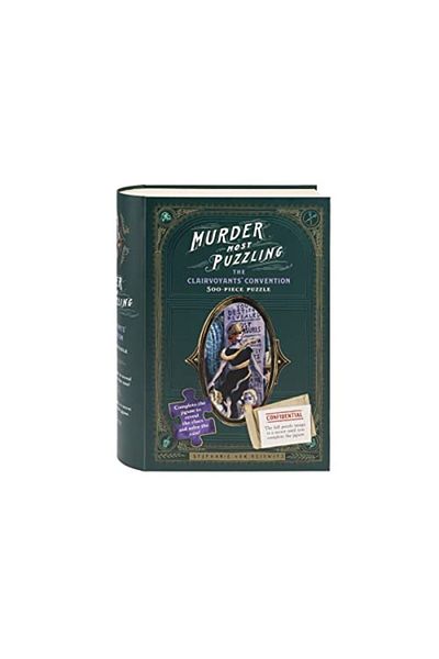 Chronicle Books Murder Most Puzzling The Clairvoyants Convention 500Piece Puzzle
