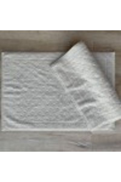 Cotton Box Set 2 prosoape picioare bumbac 100%, 50x70cm, Nokta Light Grey