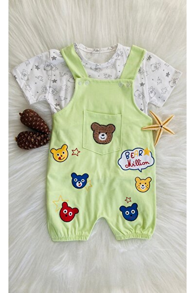 AYICIK BASKILI BODYLİ BEBEK BAHÇİVAN TAKIM