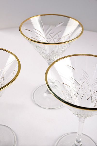 Heda Porselen Timeless 4 Piece Ice Cream And Drink Cup Set