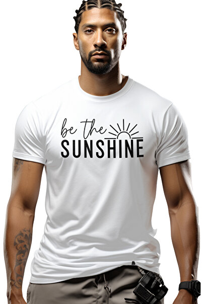 StoryGift Romania Tricou Barbati Cu Textul "be The Sunshine" - Fii Raza De So...