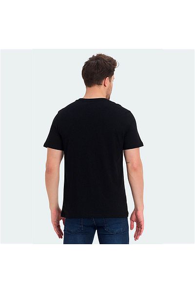 lumberjack Mb Ct106 V Nk T-sh 5fx Μαύρο ανδρικό μπλουζάκι A101939415