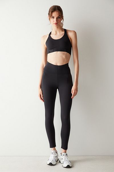 Penti Schwarze, knöchellange Leggings mit hoher Taille und Recovery-Funktion
