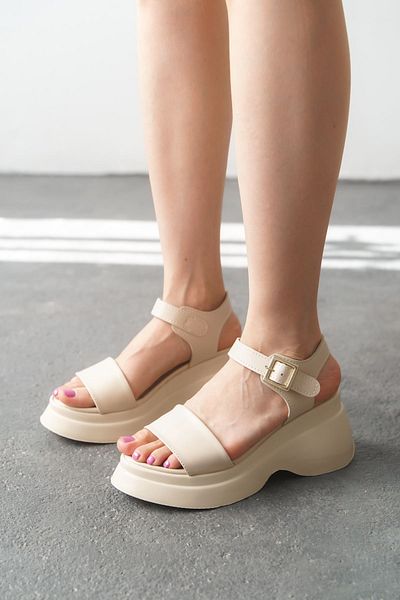 GOFFSHOES Women's Silva Thick Soled Sandals - Skin Leather