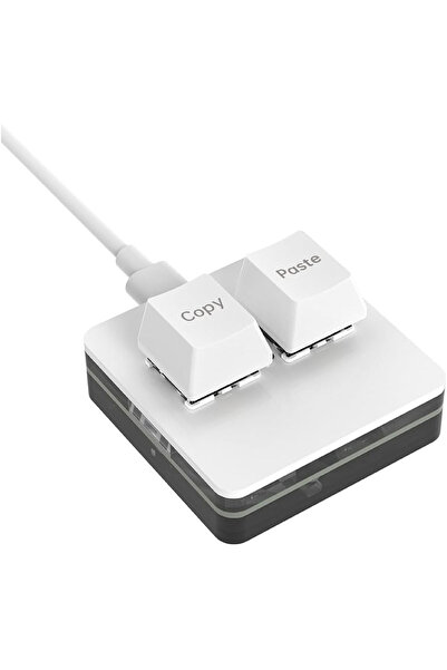 silabor 2 Tuşlu Bluetooth Mini Klavye Makro Klavye Mekanik Rgb Pın Klavye Programlanabilir Windows Ve Mac