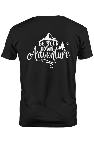 StoryGift Romania Men's T-shirt with mountains and fir trees with the message...