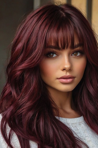 CAŞ DEKORASYON Takma Kahkül - Koyu Kızıl - 99#