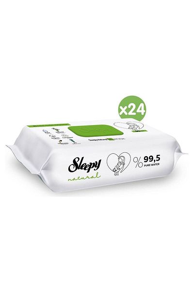 Sleepy Natural Wet Baby Towel 24X90 (2160 Sheets)